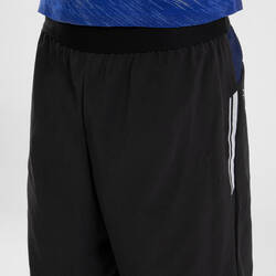 KIPRUN DRY+ boys' breathable running shorts - black/denim
