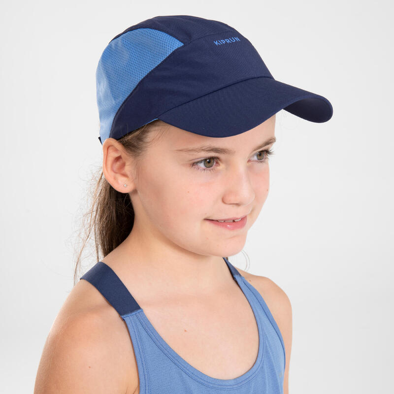 Cappellino running bambino RUN DRY blu