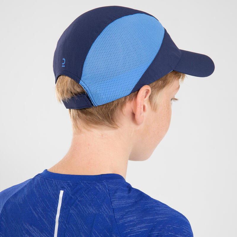 Casquette de running Enfant respirante - KIPRUN RUN DRY marine