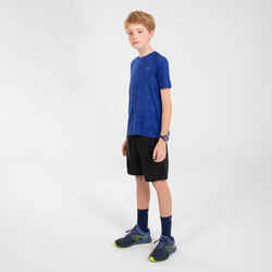 KIPRUN CARE children's seamless running T-Shirt - blue/indigo