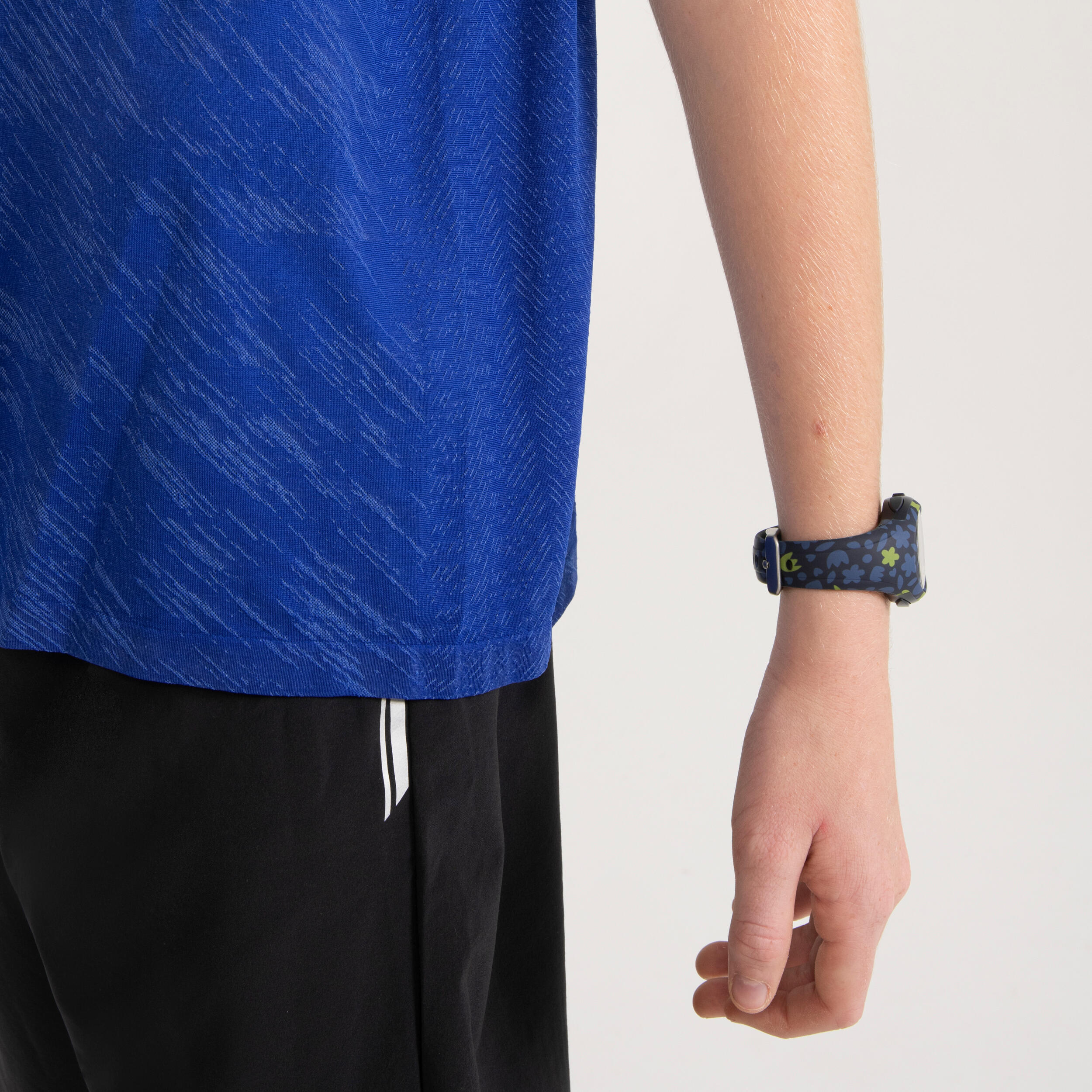 KIPRUN CARE children's seamless running T-Shirt - blue/indigo 4/13