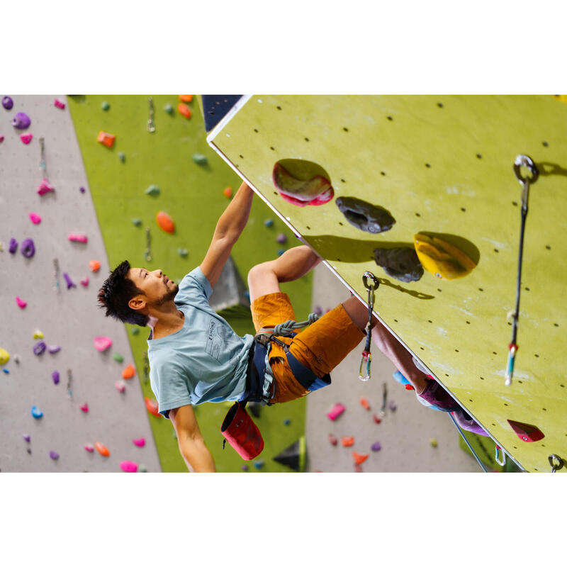 Camiseta de escalada y montaña manga corta Hombre Simond Vertika