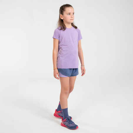 Mergaičių besiūliai bėgimo marškinėliai „Kiprun Care“