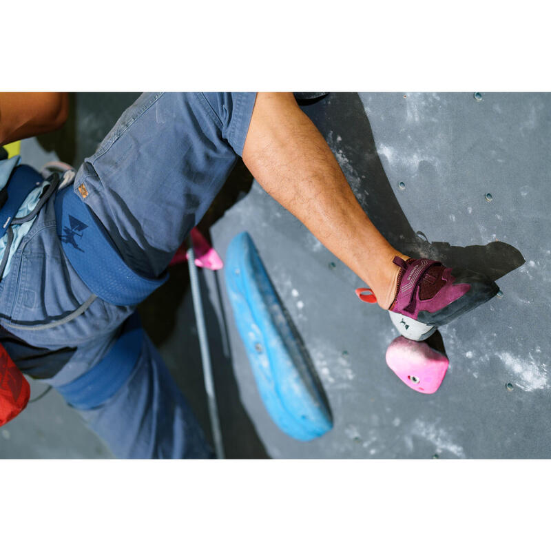 CORSÁRIOS EXTENSÍVEIS DE ESCALADA ALGODÃO VERTIKA HOMEM - CINZENTO