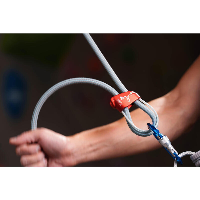 Schraubkarabiner Klettern Bergsteigen ‒ Rocky M Secure blau 