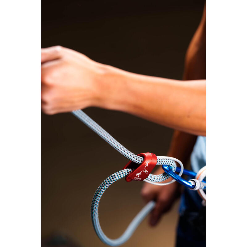 Schraubkarabiner Klettern Bergsteigen ‒ Rocky M Secure blau 