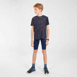 Kids' running shorts - KIPRUN DRY+ - navy blue indigo blue