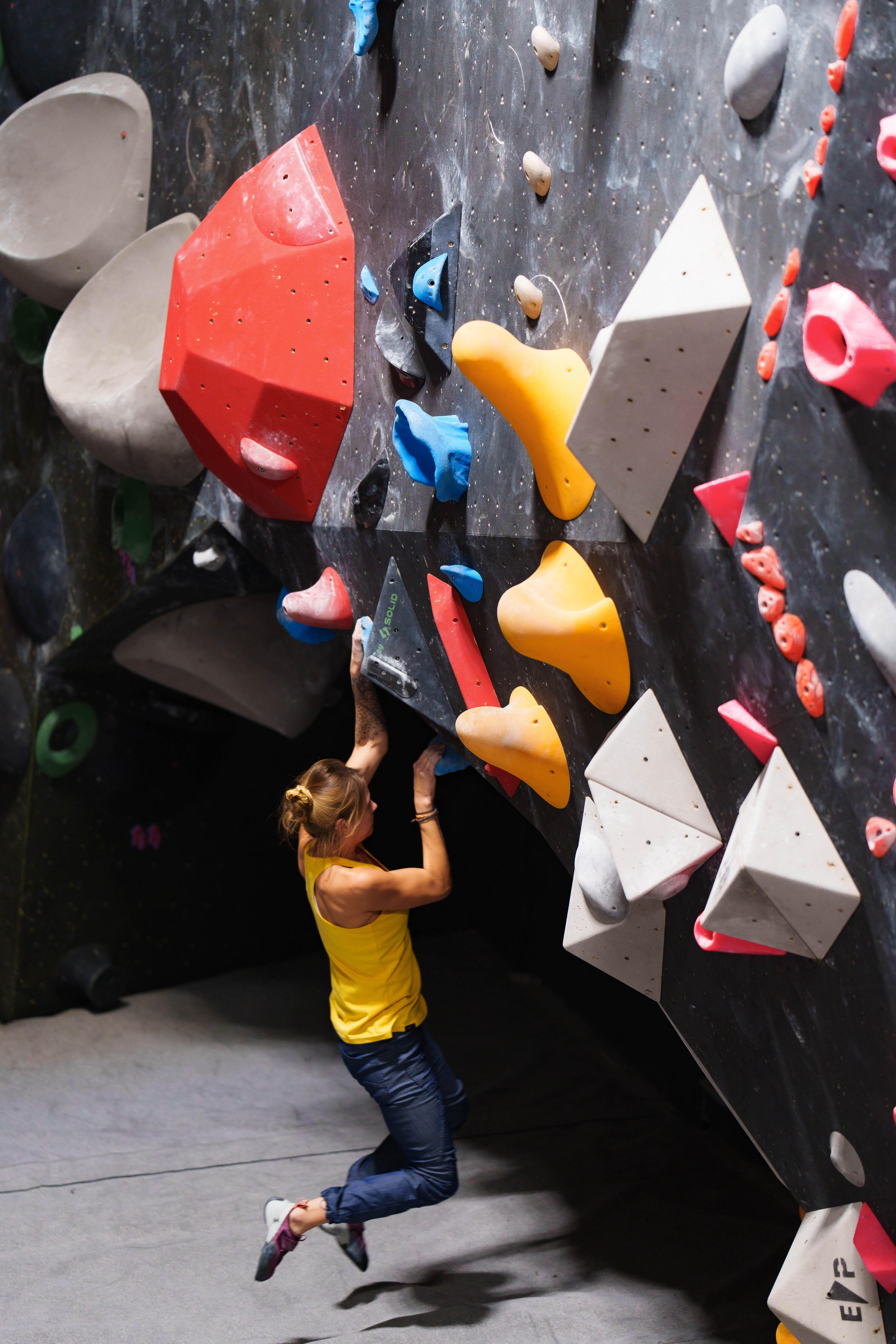 Klettertop Damen - Vertika gelb 11/14