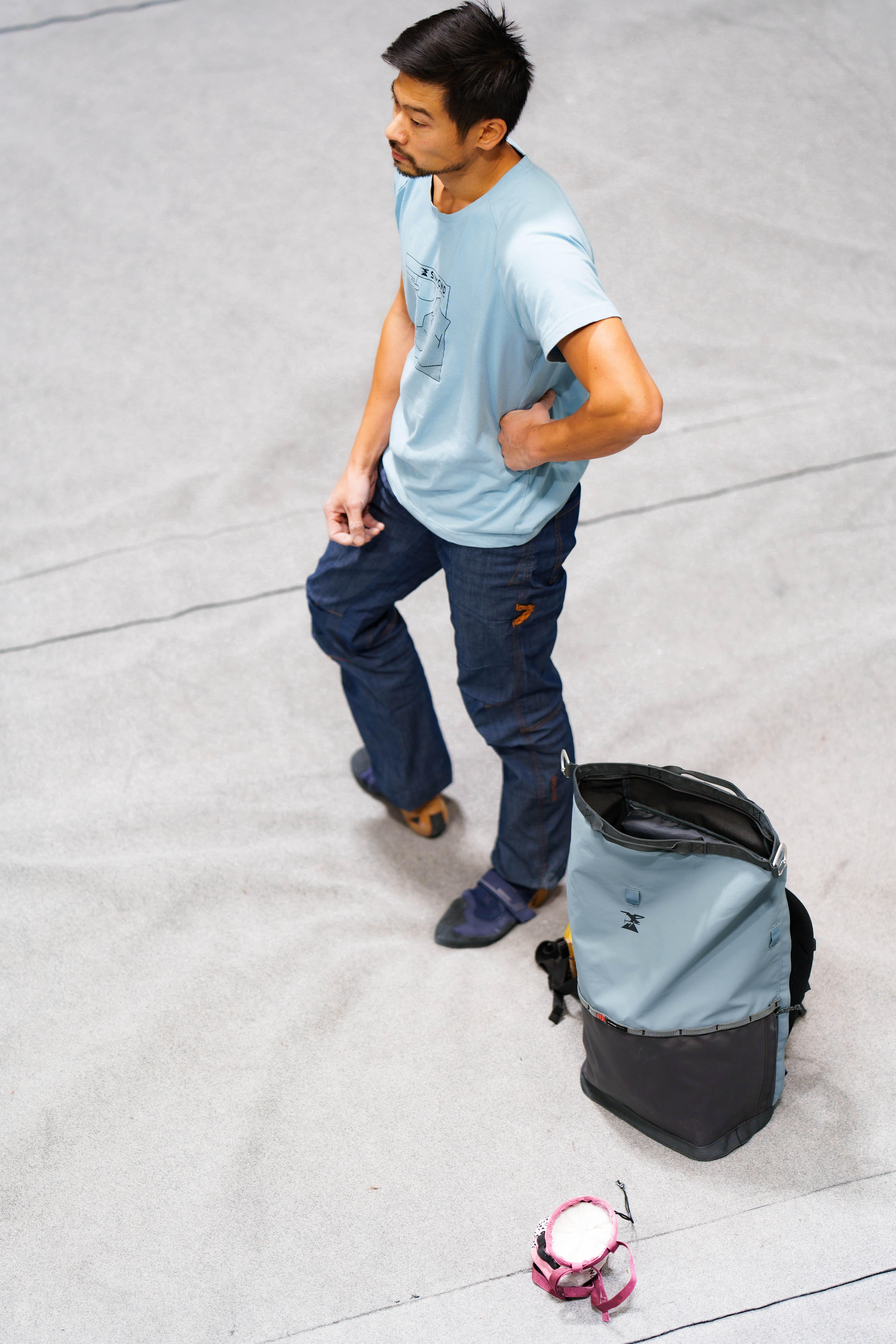 Men's Climbing T-Shirt - Vertika Grey - SIMOND
