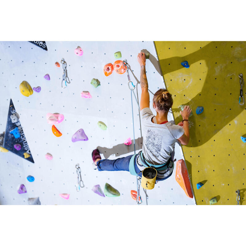 Camiseta de escalada y montaña manga corta Mujer Simond Vertika