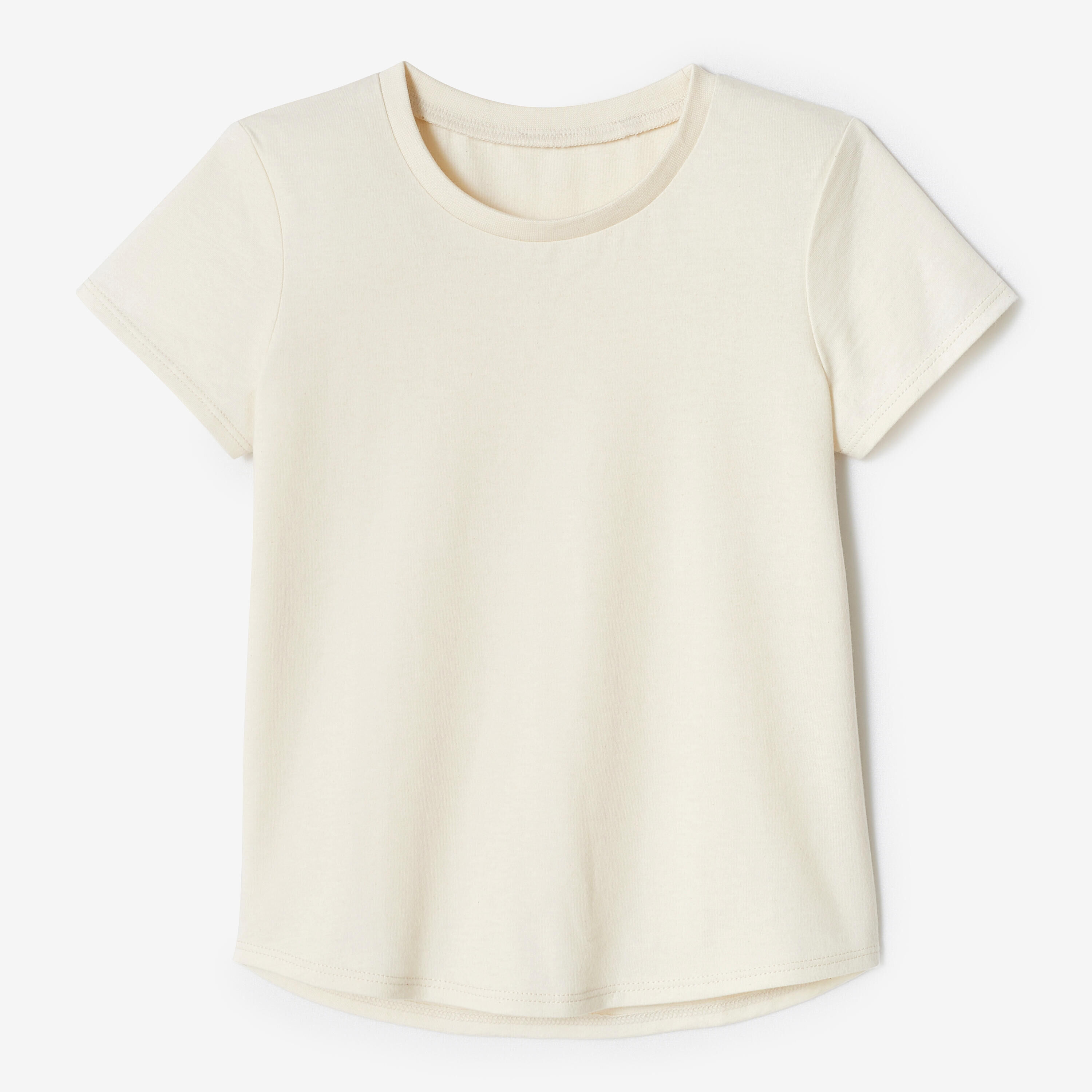 DOMYOS Kids' Basic Cotton T-Shirt - Brown