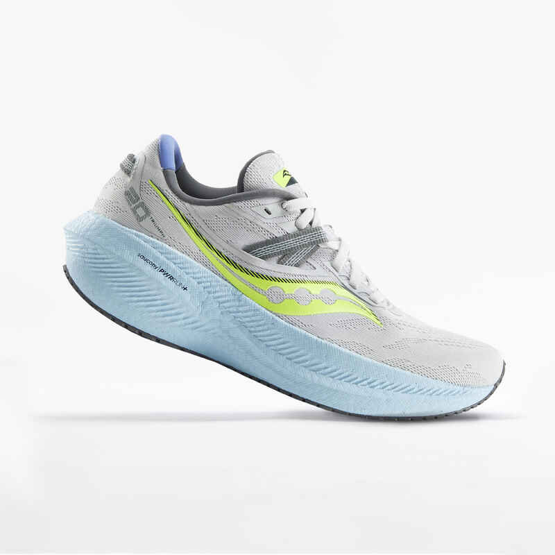Saucony Triumph 20 Men's Running Shoes grey Decathlon