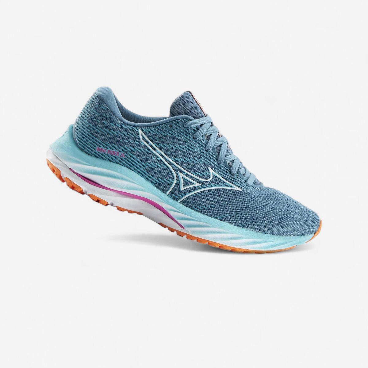 chaussures running Femme - Mizuno Wave Rider 26 gris
