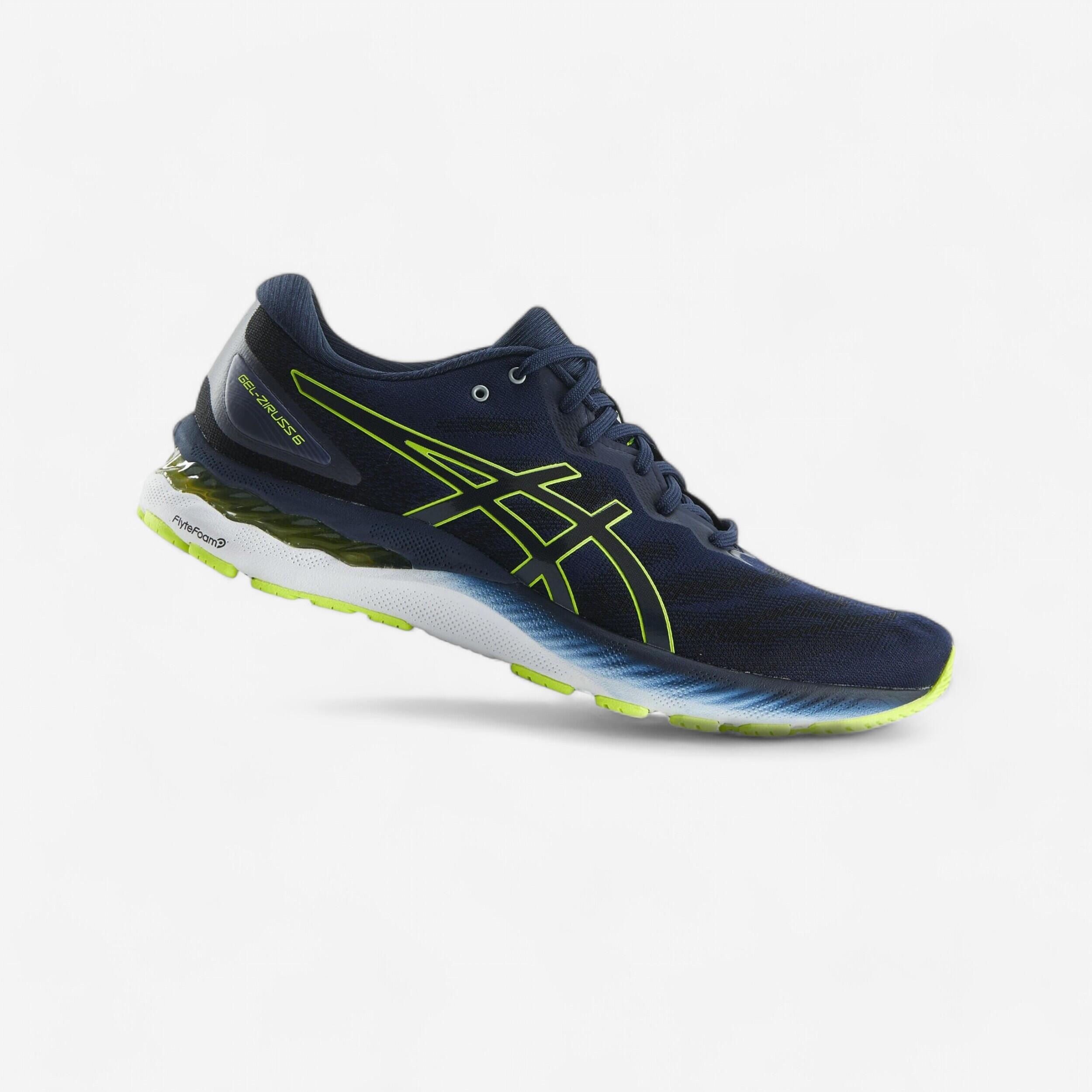 ASICS SCARPE DA CORSA UOMO GEL ZIRUSS 6 BLU GIALLO