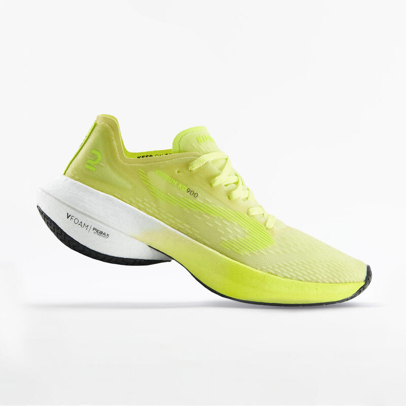 女款跑鞋 KIPRUN KD900 1－黃色