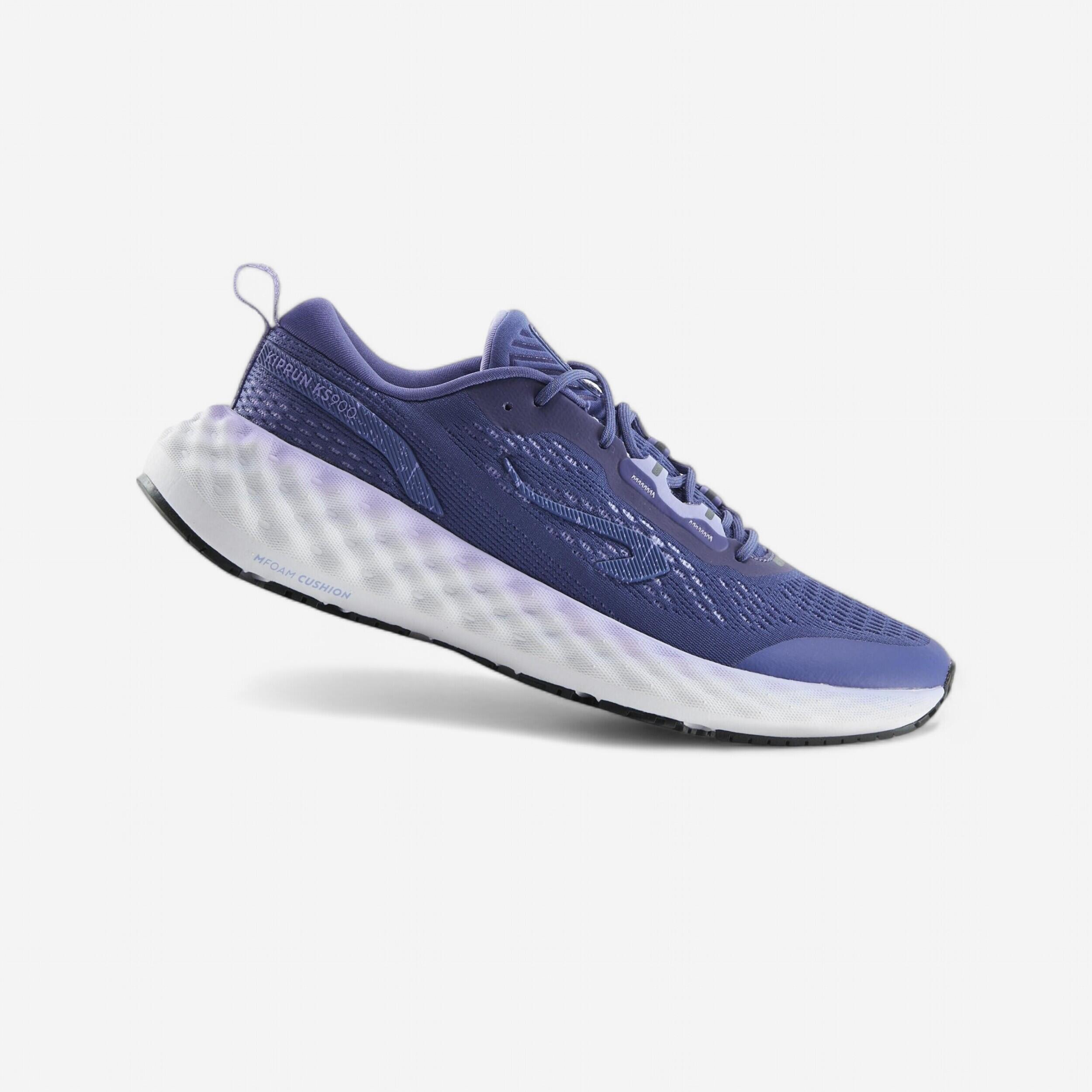 Women's running shoes - KIPRUN KS900 blue mauve