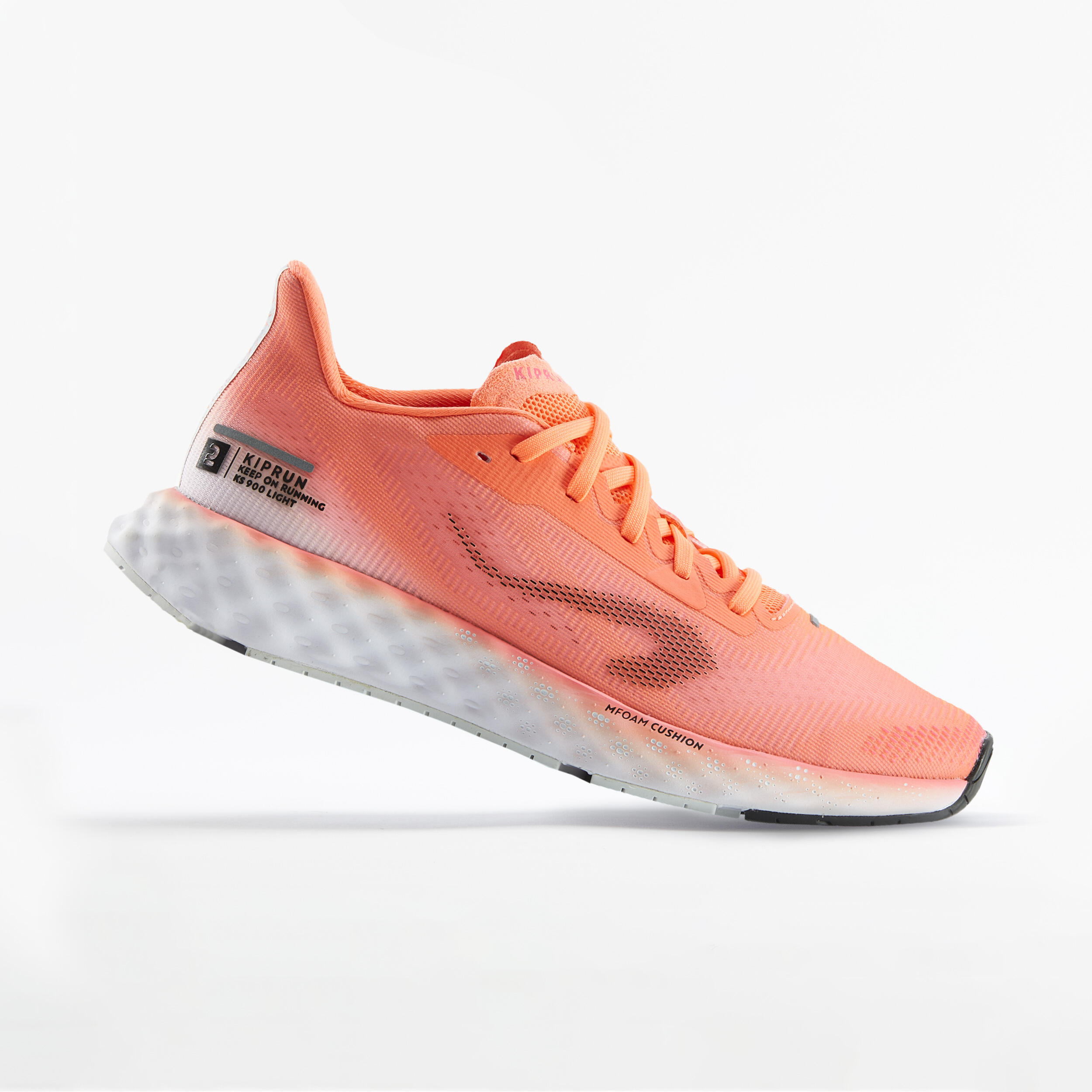 KIPRUN Zapatillas running Mujer - KIPRUN KS900 Light rojo coral