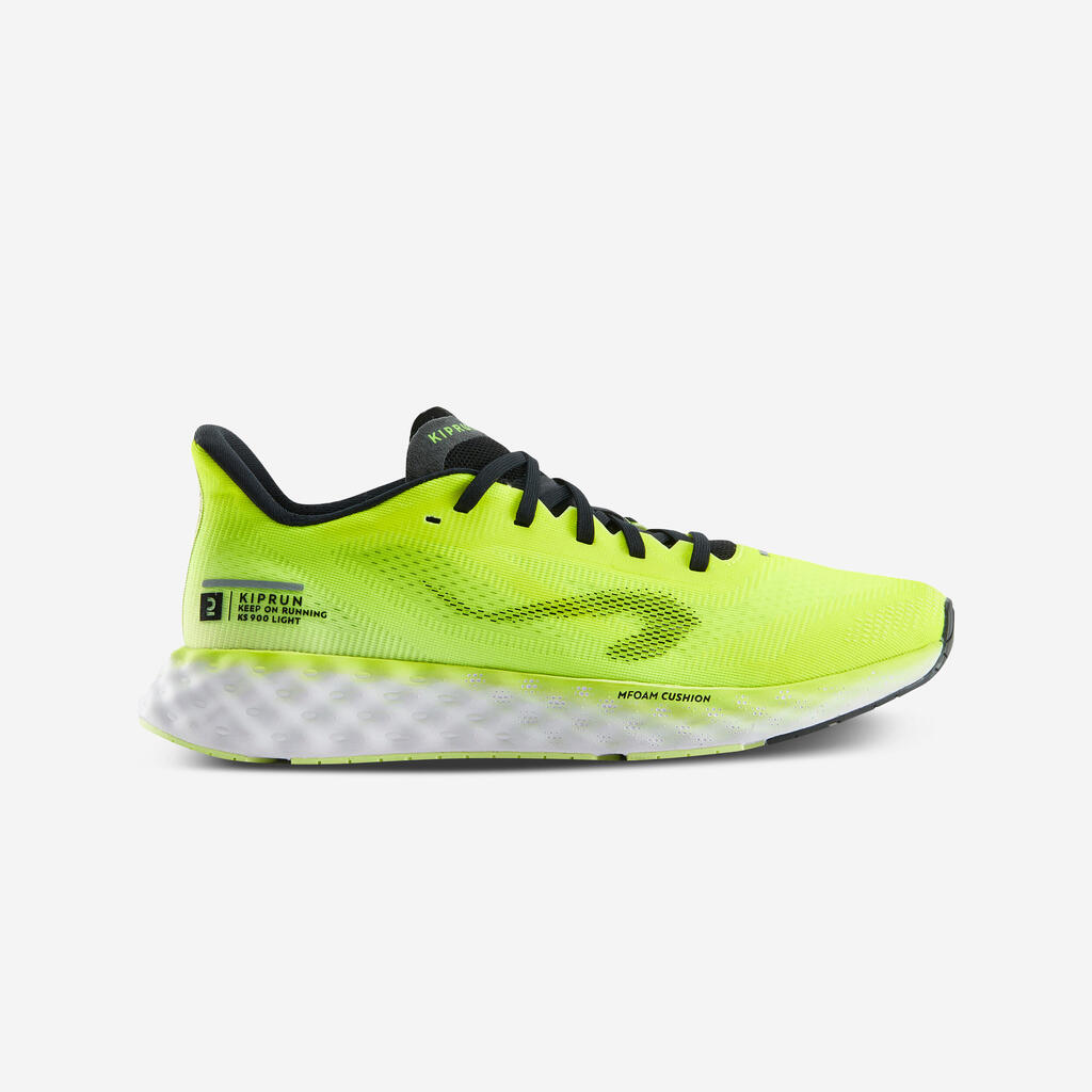 KIPRUN KS900 men's running shoes - light yellow