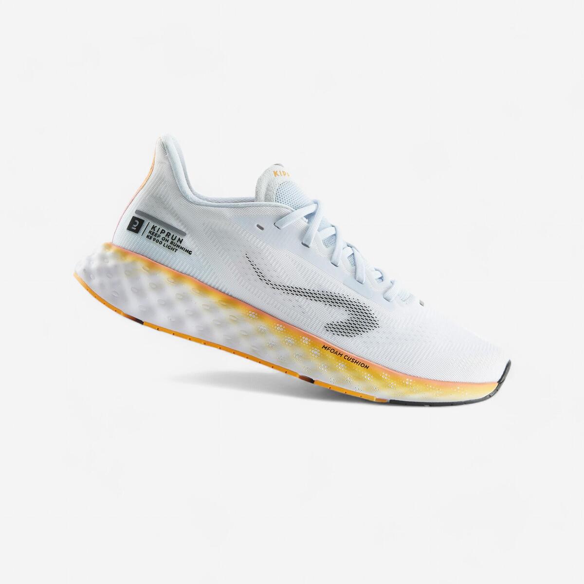 Chaussures running homme - kiprun ks900 light blanc orange