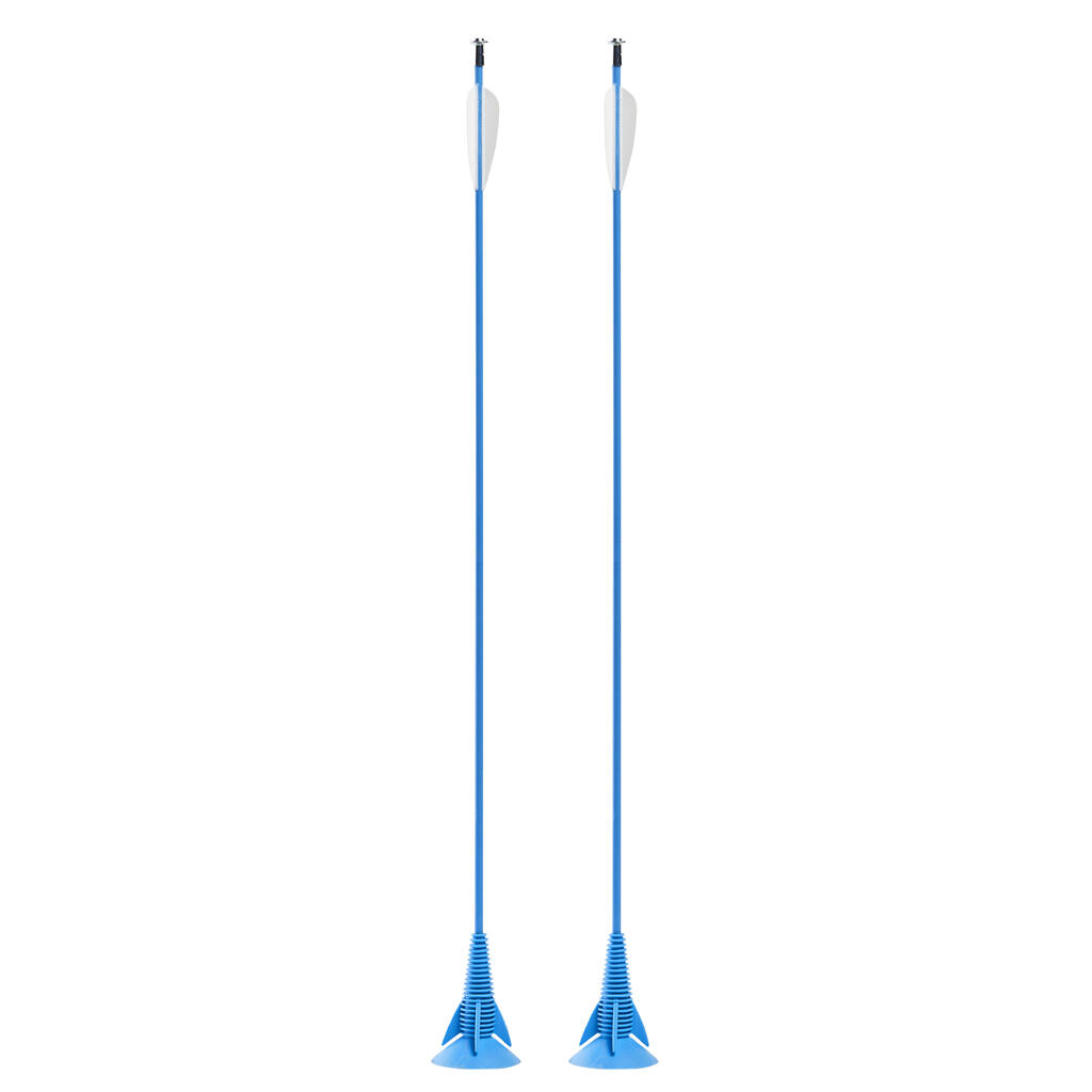 Flechas con ventosa de tiro con arco x2 unidades - Geologic Easysoft azul