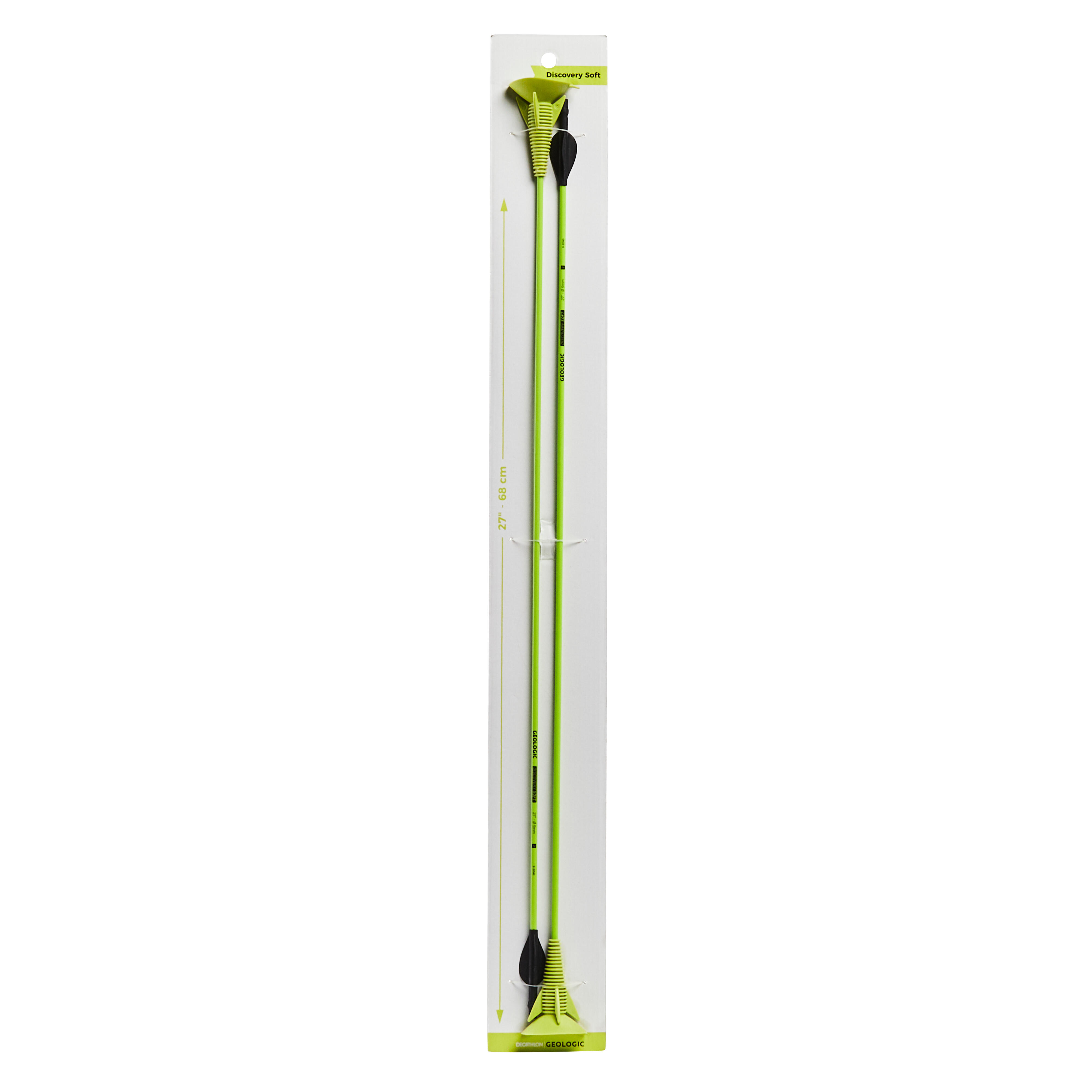 x2 Archery Arrows - Discosoft Green - GEOLOGIC