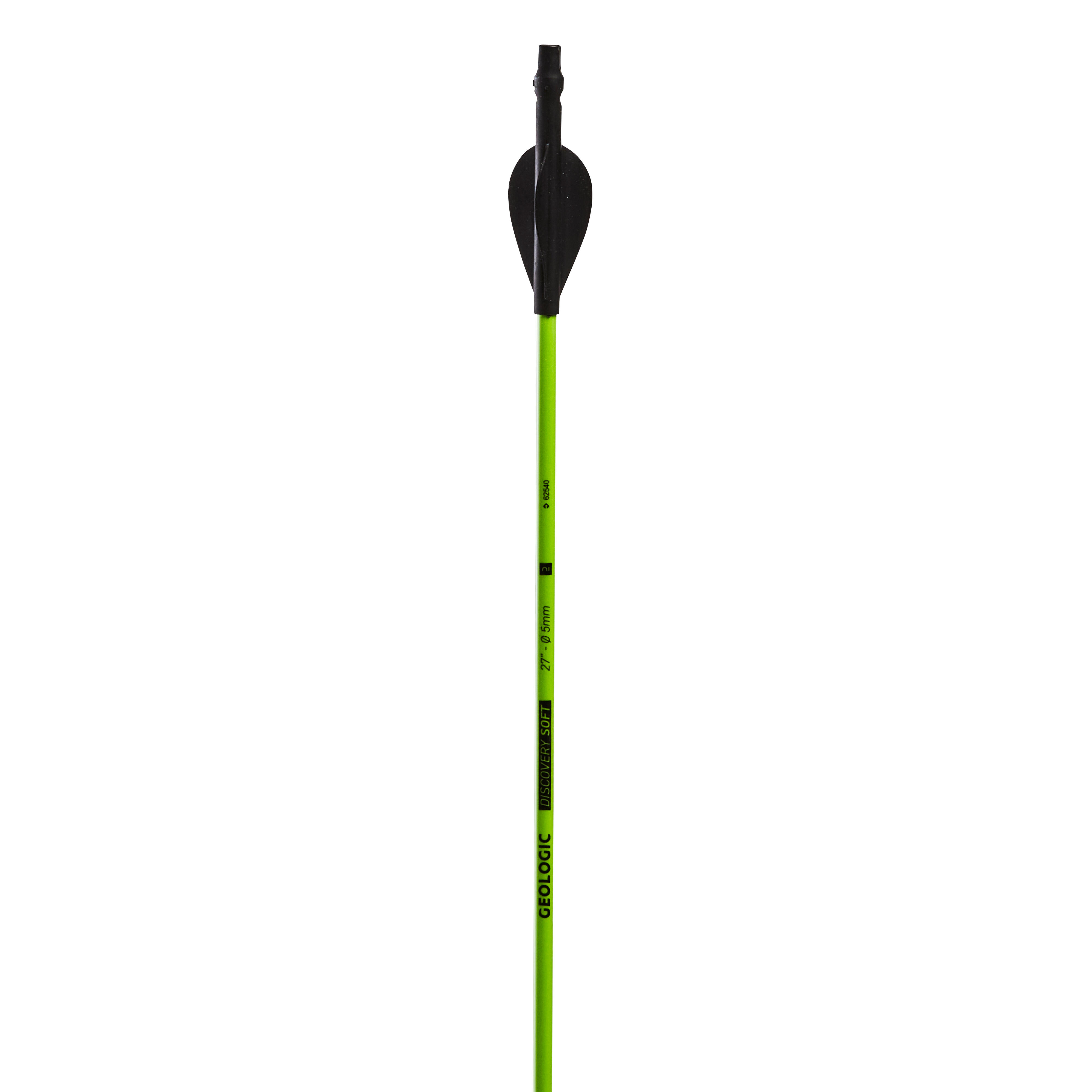 ARCHERY ARROWS TWIN-PACK DISCOSOFT - GREEN | Decathlon
