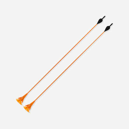 Flechas con ventosa de tiro con arco x2 unidades - Geologic Discosoft naranja