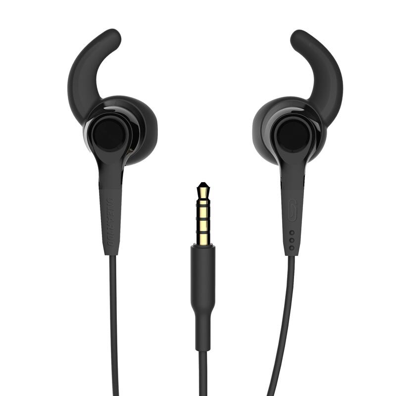 Auriculares con cable running Kalenji Onear 100 negro