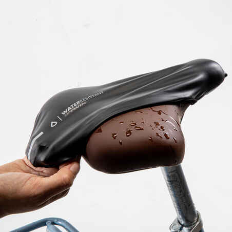 Navlaka za sjedalo bicikla XL vodootporna crna