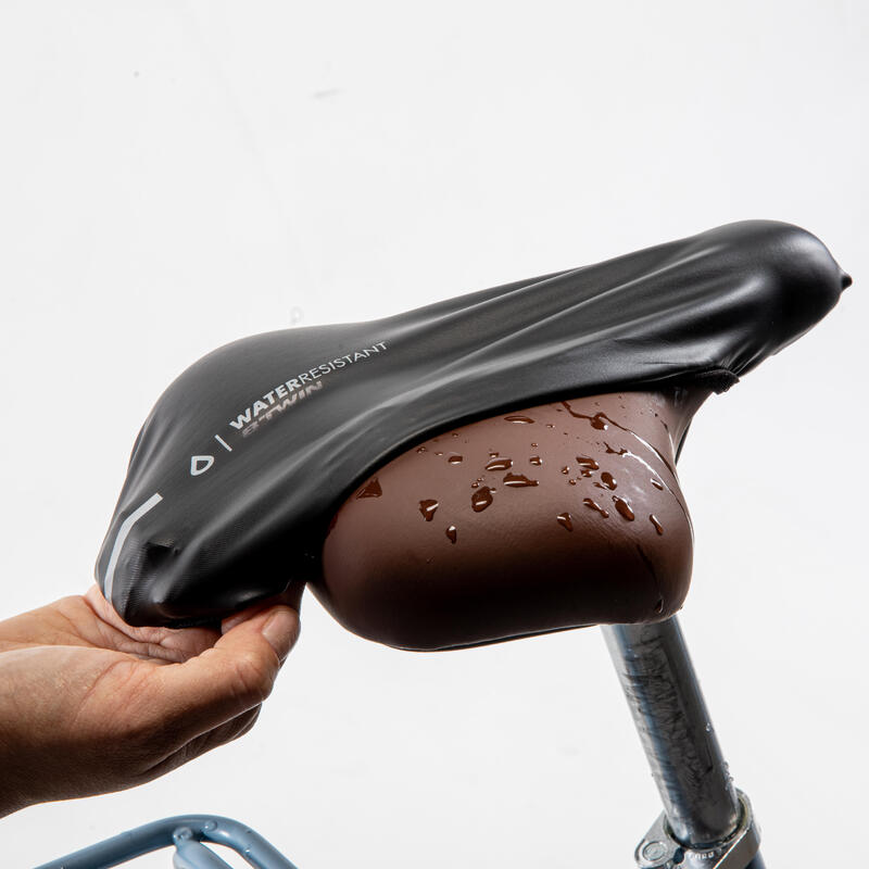 Wodoodporny pokrowiec na siodło rowerowe Decathlon Waterresist XL