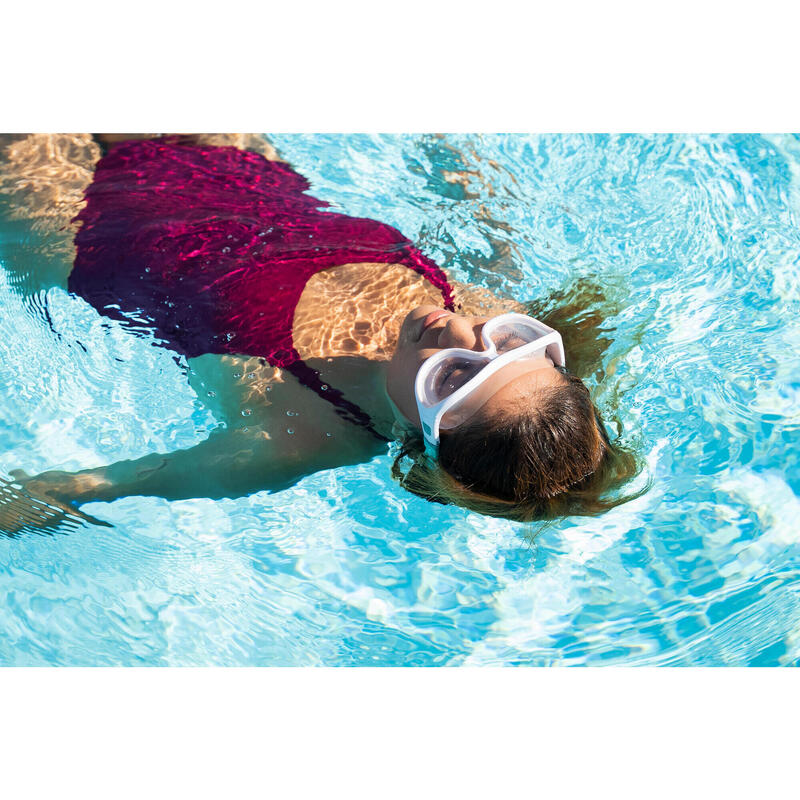 Bañador Mujer natación granate 100 Lila Simy