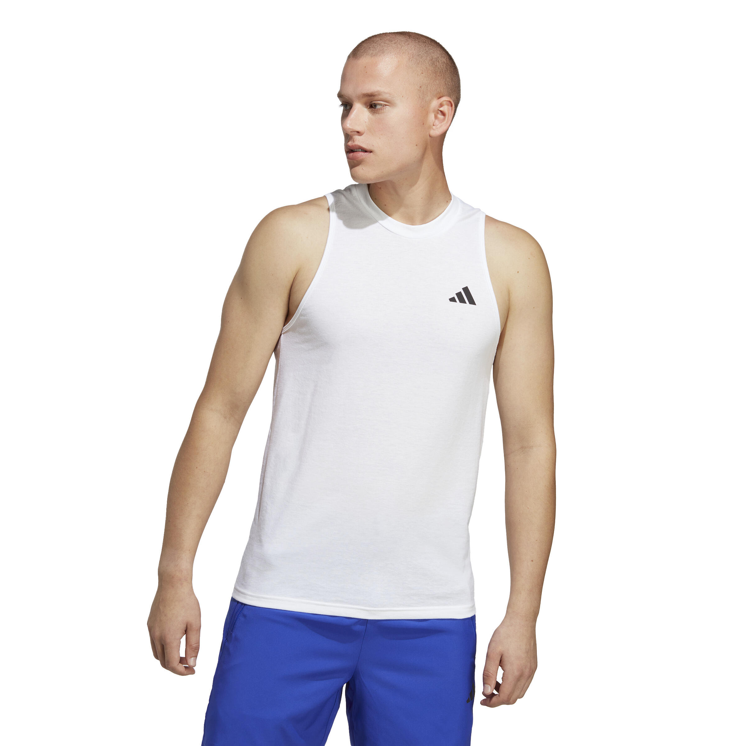 Maiou Fitness cardio cu logo Bărbați Adidas imagine 2022