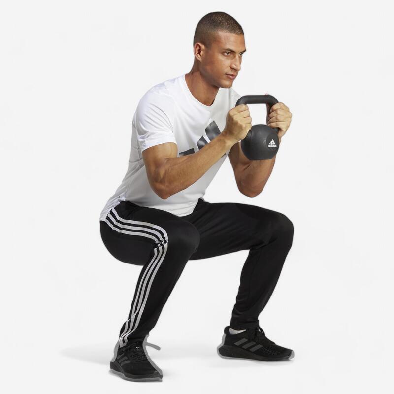 CALÇAS DE FITNESS ADIDAS HOMEM PRETO