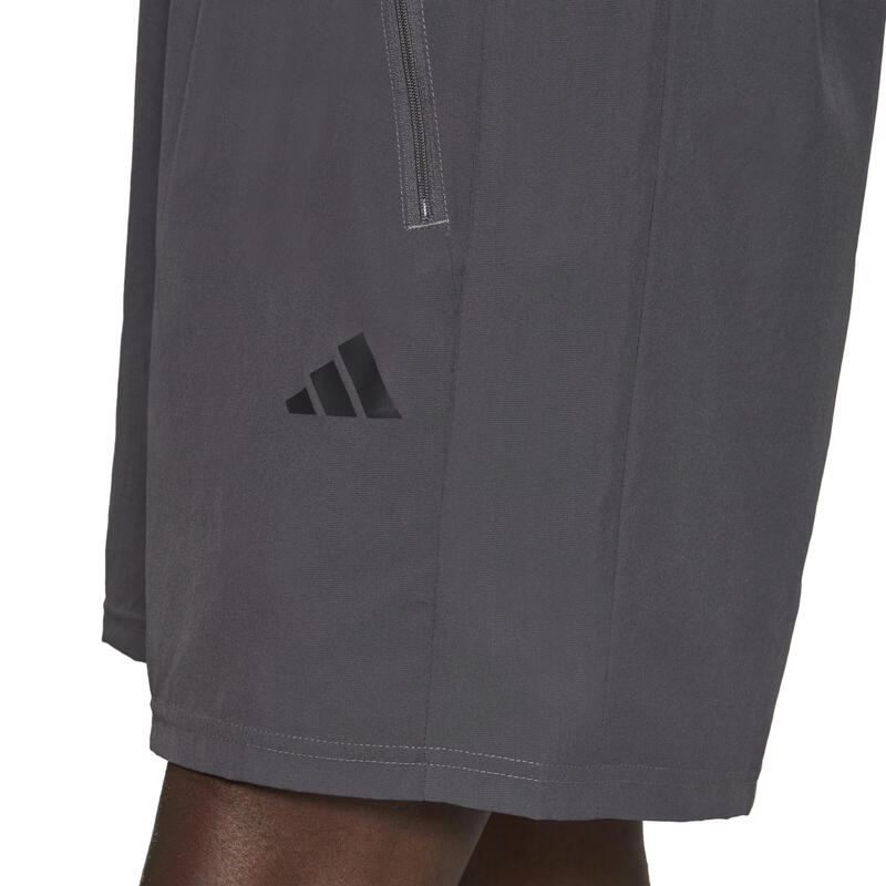 Pantalón Corto Fitness Cardio Adidas Hombre Gris