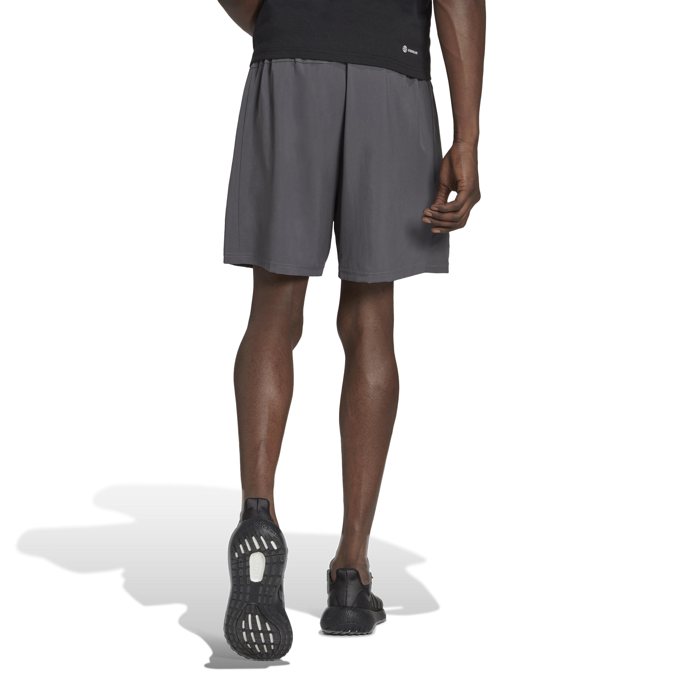 Short voor cardiofitness heren grijs 2/8