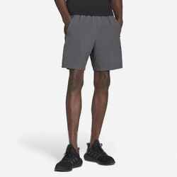 Pantaloneta Fitness Cardio Hombre Adidas Gris