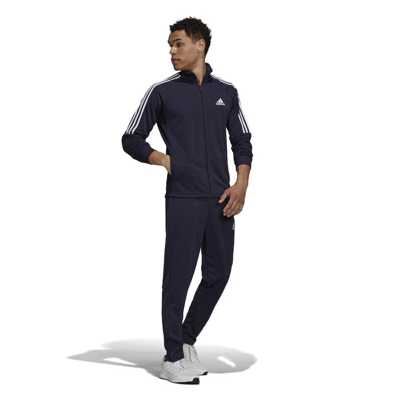 Tuta ADIDAS uomo ginnastica SERENO poliestere blu