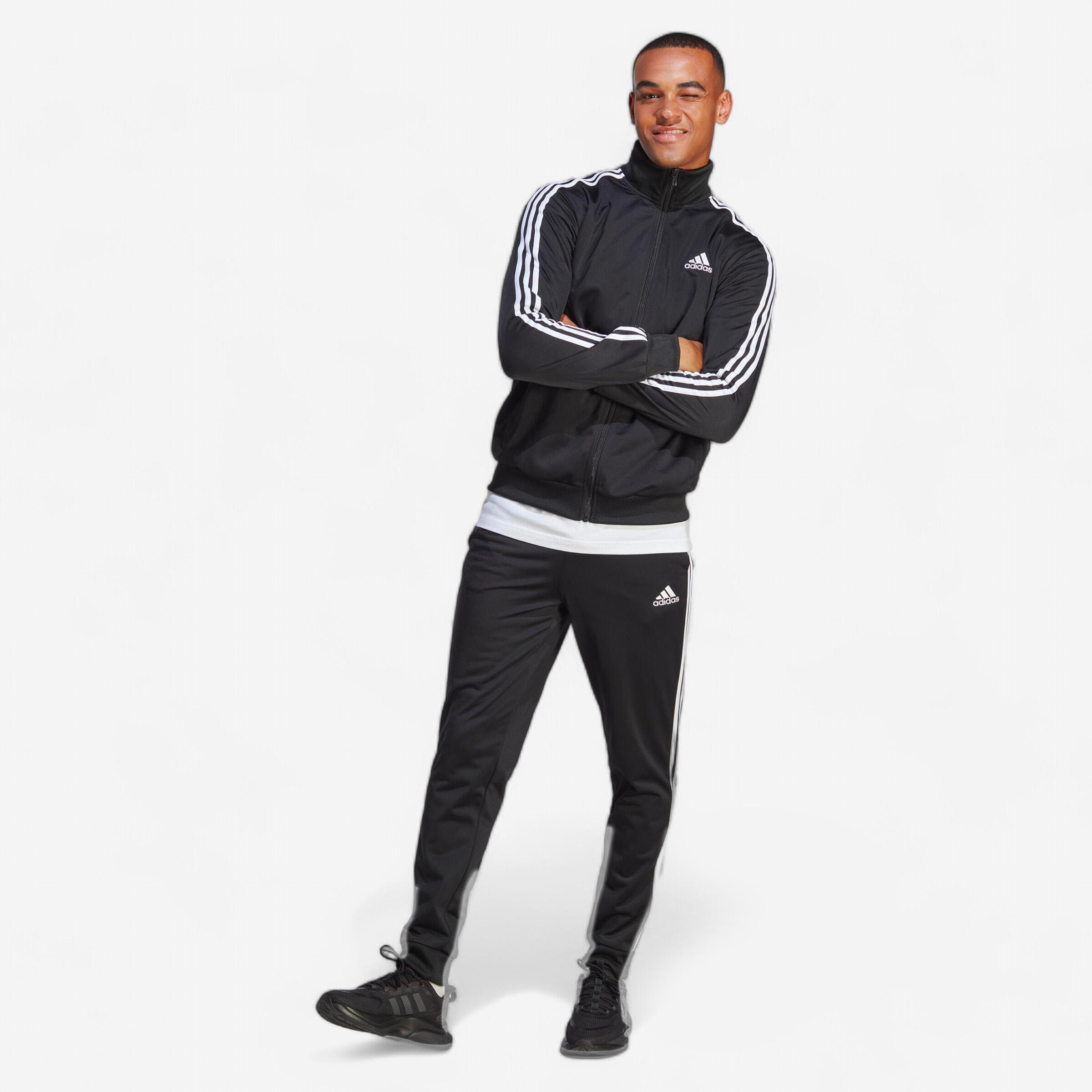 Trainingspak voor cardiofitness heren zwart ADIDAS Decathlon