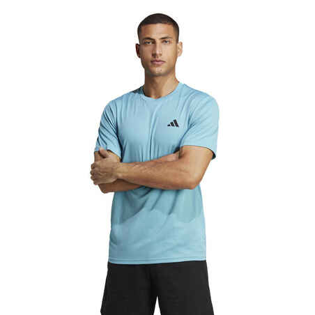 Modra moška športna majica za fitnes 