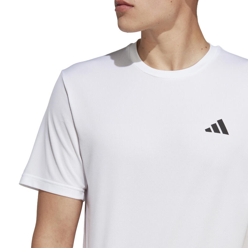 Camiseta Fitness Cardio adidas Hombre Blanco