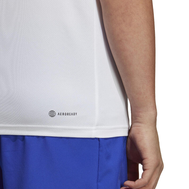 Camiseta Fitness Cardio adidas Hombre Blanco