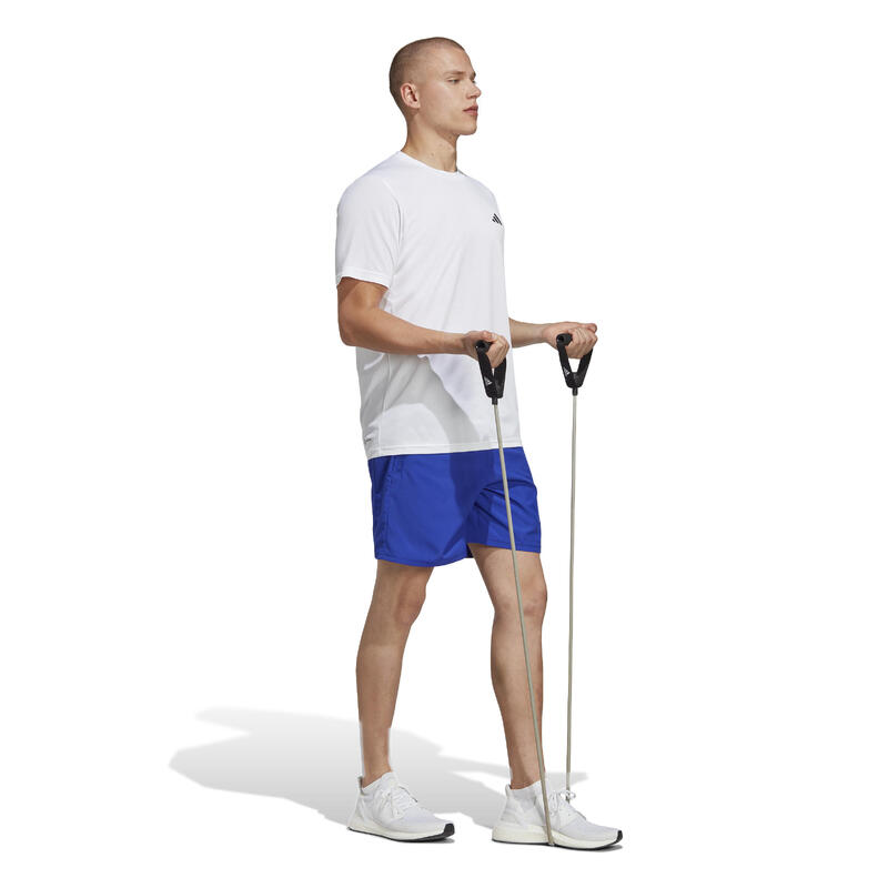 Camiseta Fitness Cardio adidas Hombre Blanco