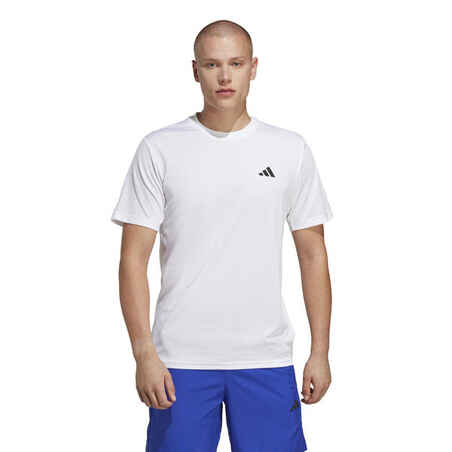 Camiseta Fitness Cardio Hombre Adidas Blanco
