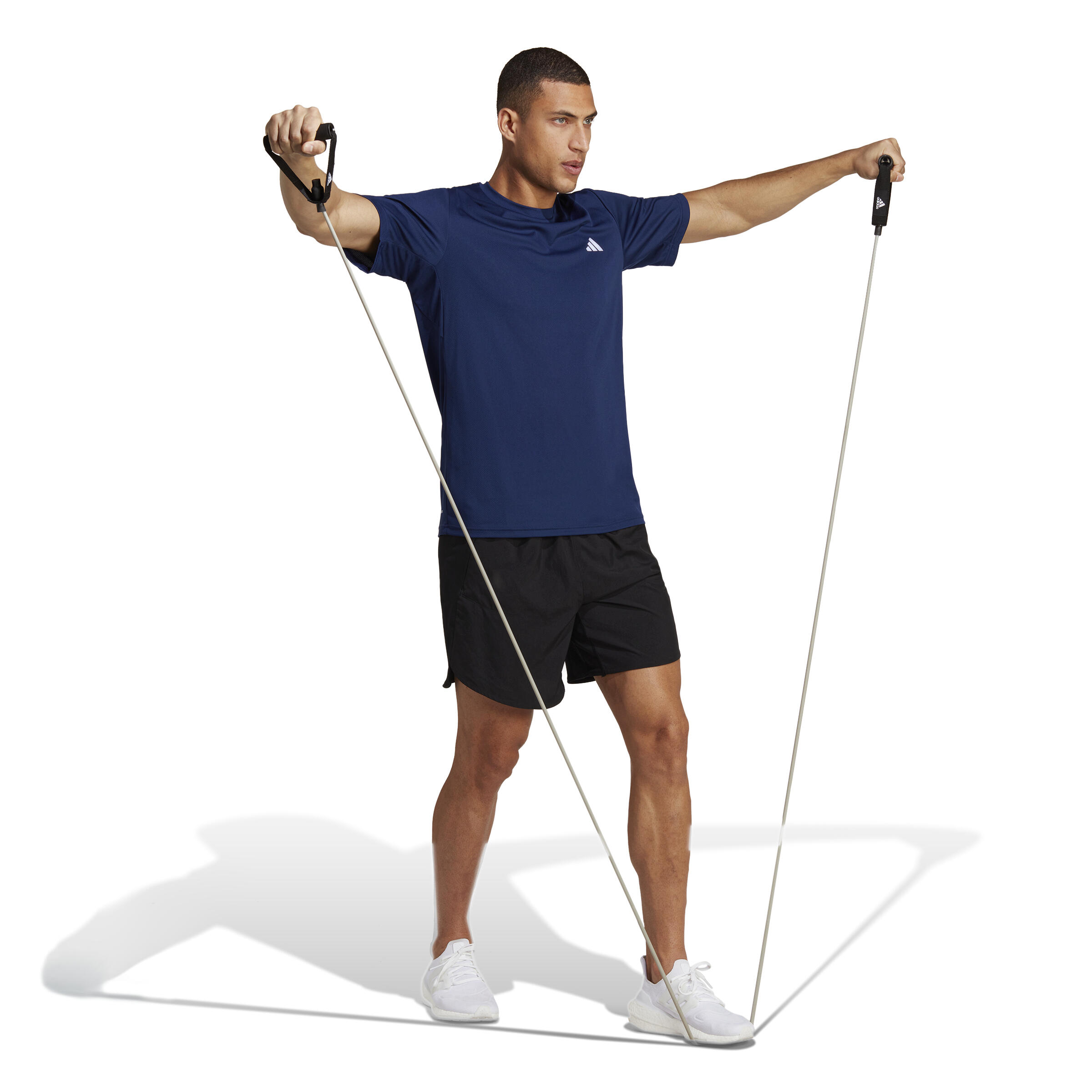 ADIDAS PÁNSKE TRIČKO NA FITNESS MODRÉ XL · záber 5