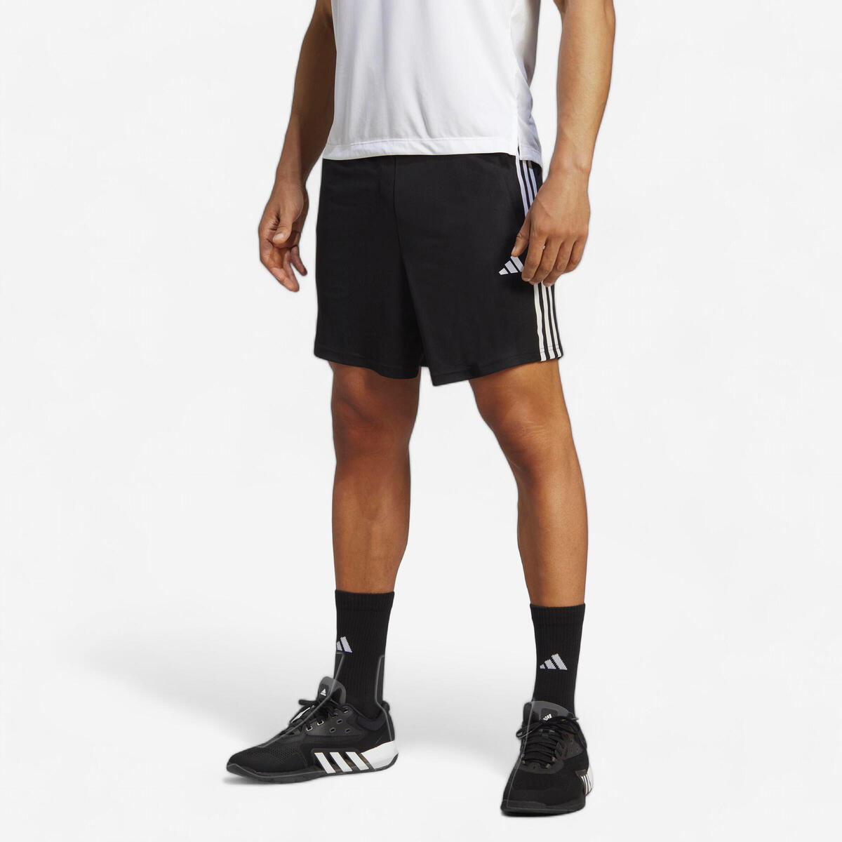 SHORT DE FITNESS CARDIO ADIDAS HOMME NOIR