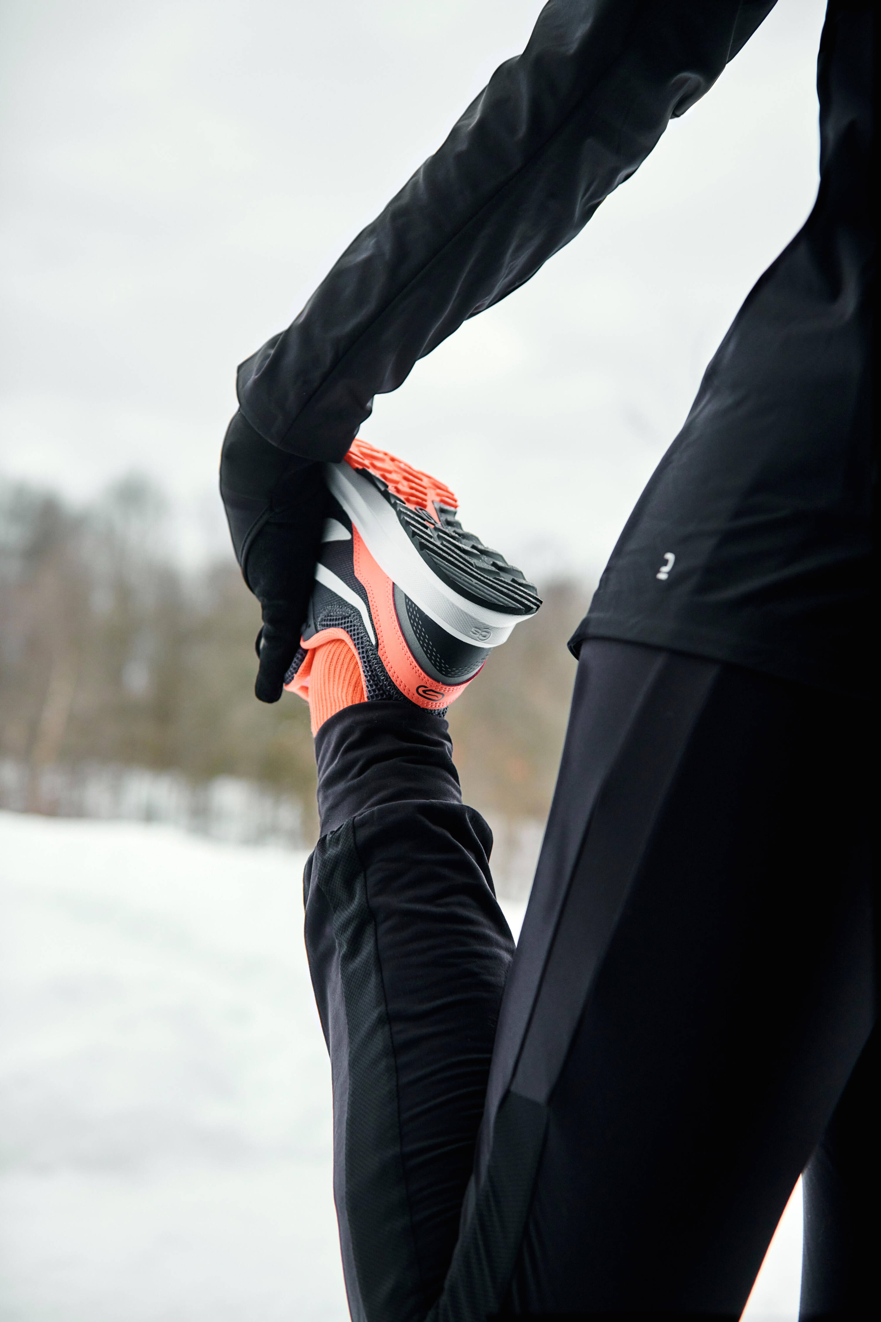 Women Running Shoes Active Grip - Grey Coral -  5