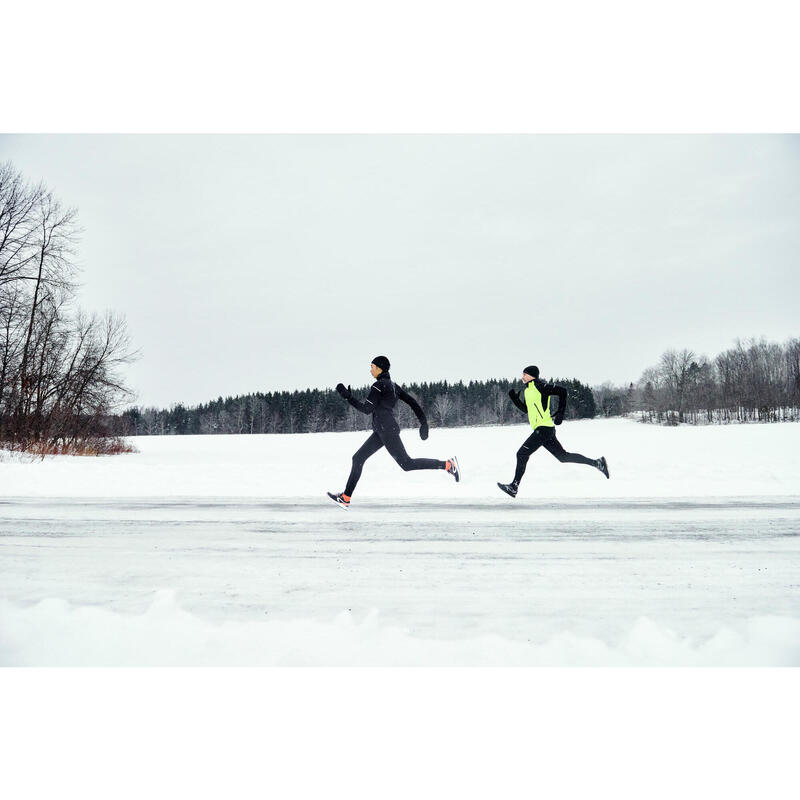 Warme hoofdband voor hardlopen Warm+ uniseks zwart