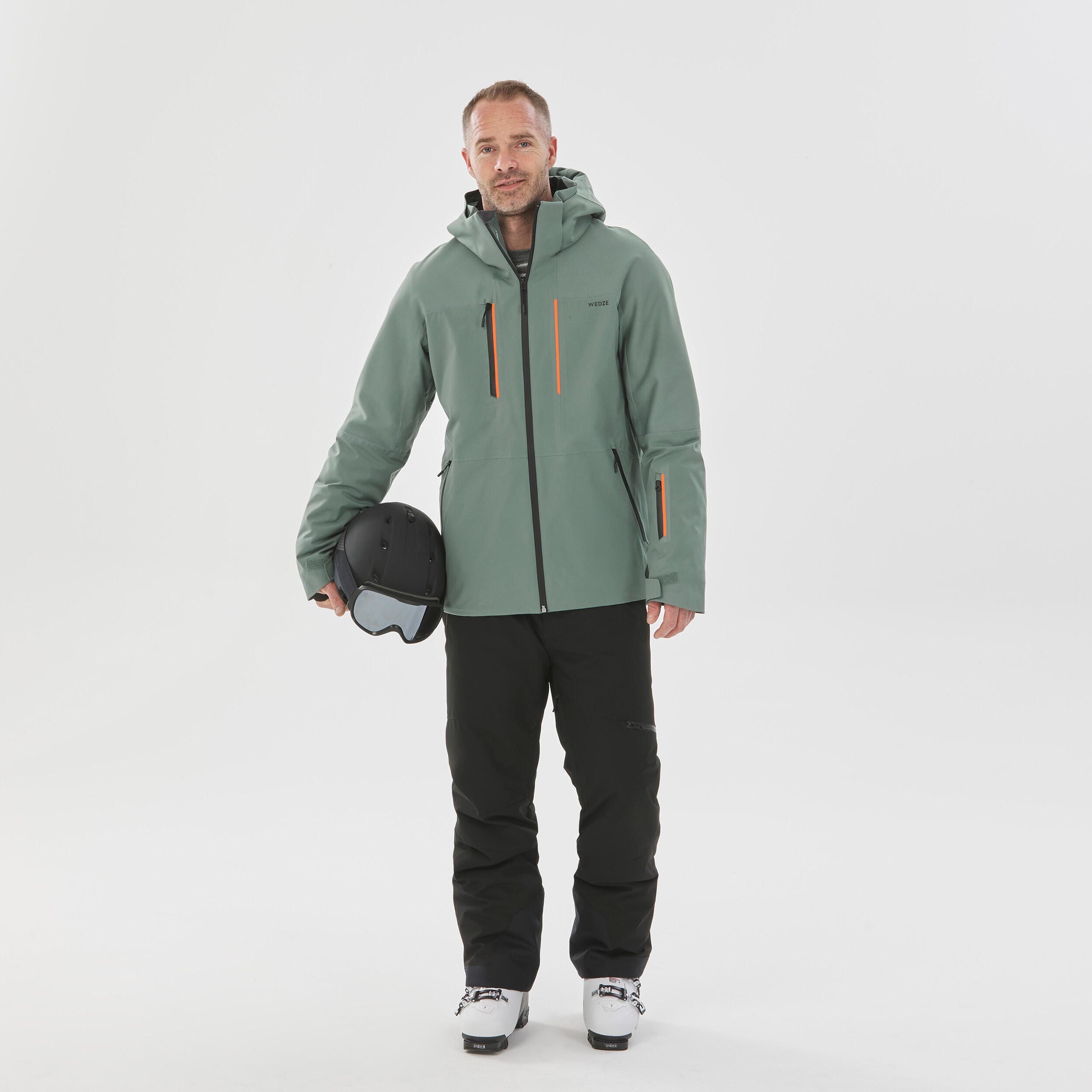 Men’s Ski Jacket - 500 SPORT - Green 6/13