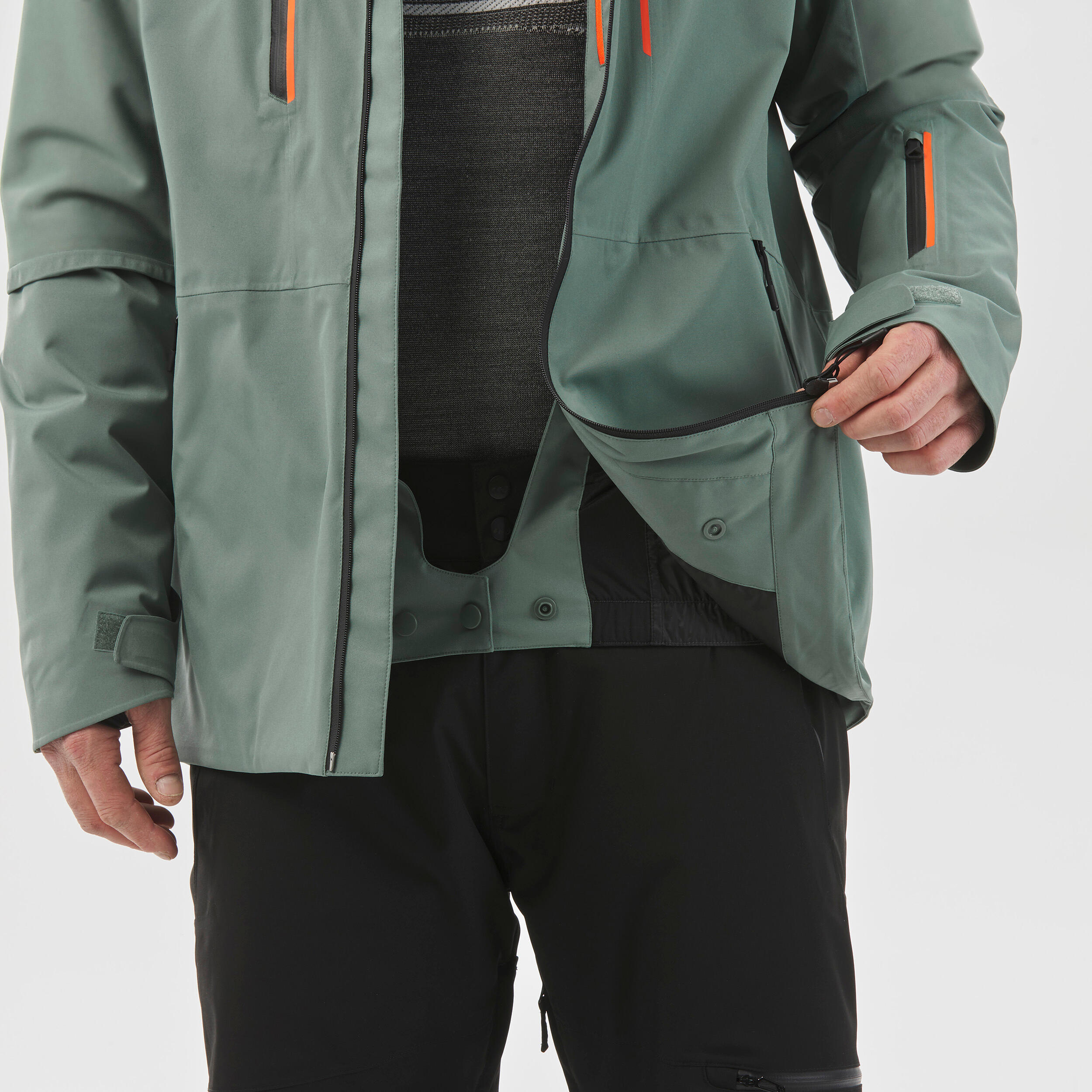 Men’s Ski Jacket - 500 SPORT - Green 9/13