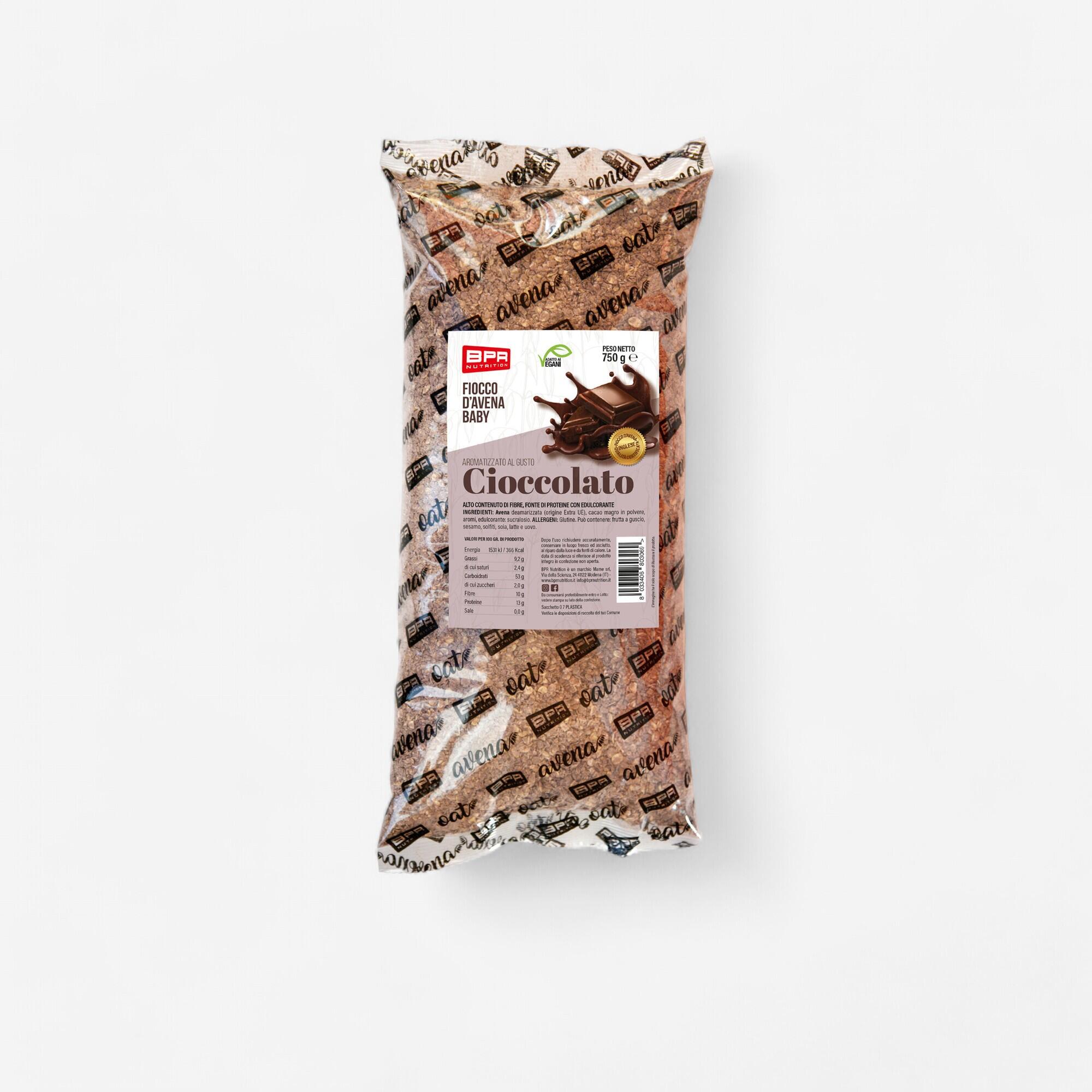 BPR NUTRITION Fiocchi d'Avena Cioccolato 750g BPR Nutrition
